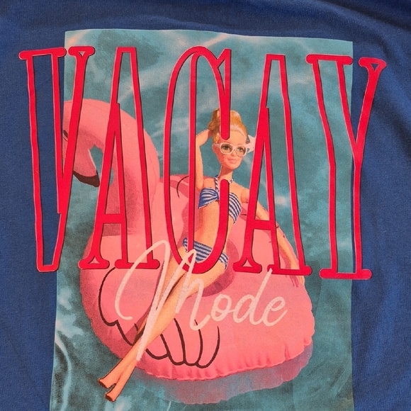 Barbie Ocean Blue Tee, Vacay! - Picture 2 of 4